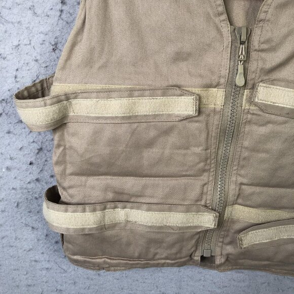 Polar Products Kool Max Cooling Vest Adjustable M/L Khaki Tan KMVZ Adult - Picture 7 of 14